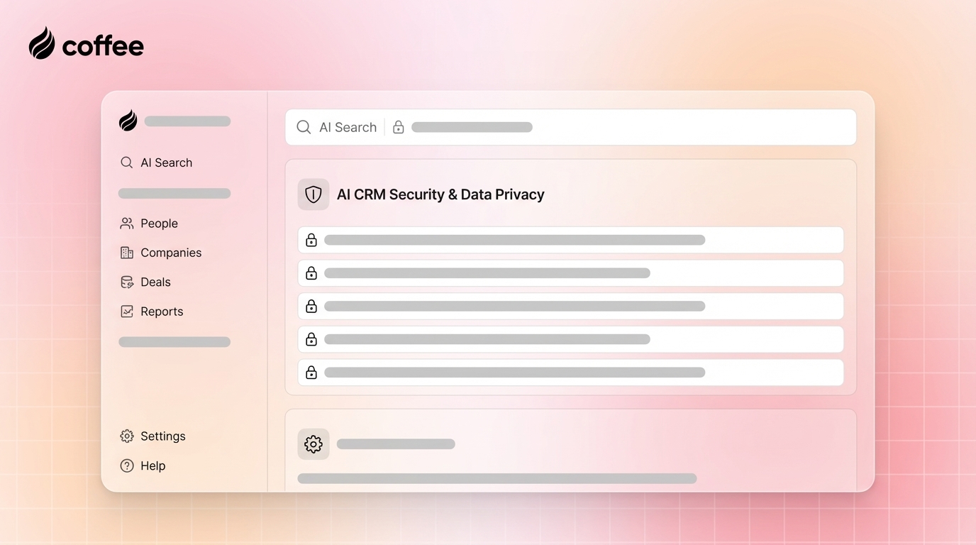 Coffee: Boosting AI CRM Security and Data Privacy for 2026