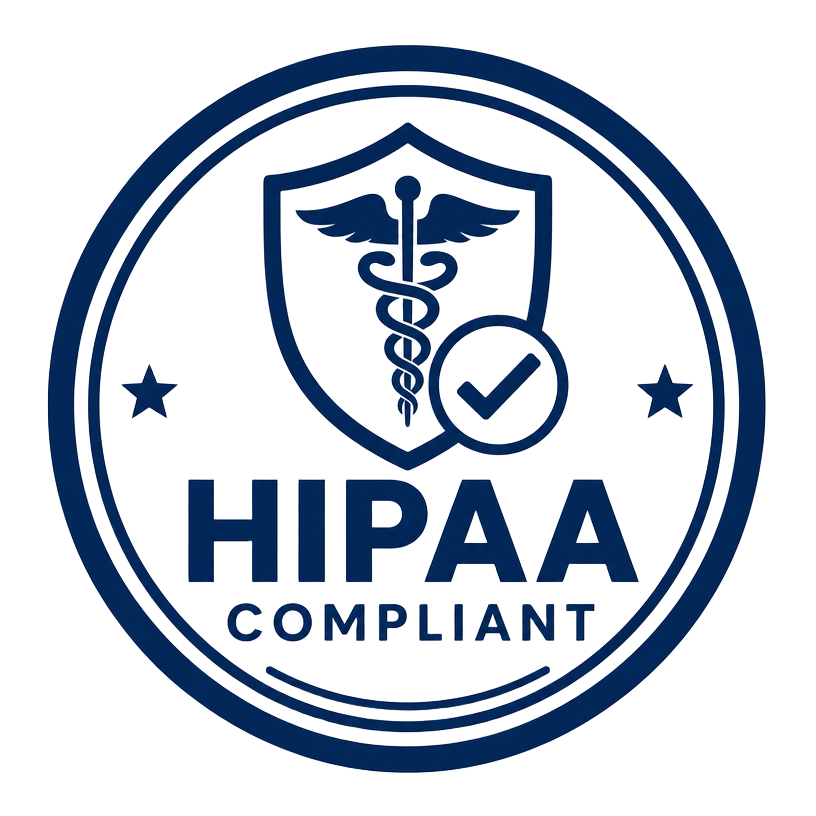 HIPAA security certification badge